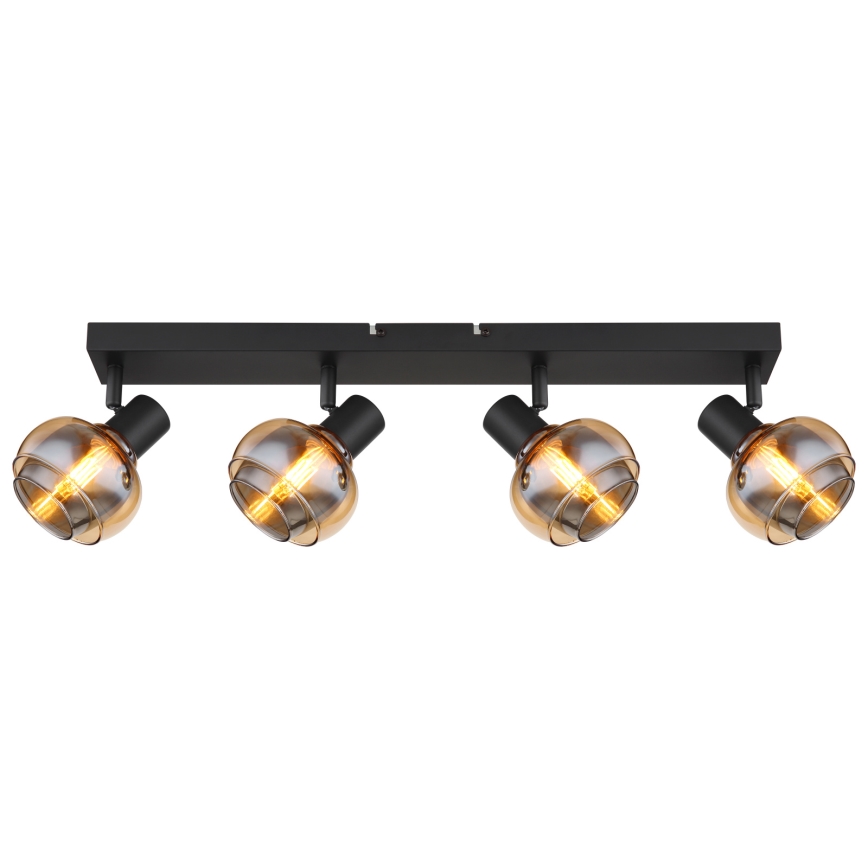 Globo - Spotlampe 4xE14/40W/230V sort