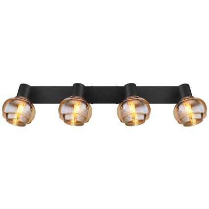 Globo - Spotlampe 4xE14/40W/230V sort