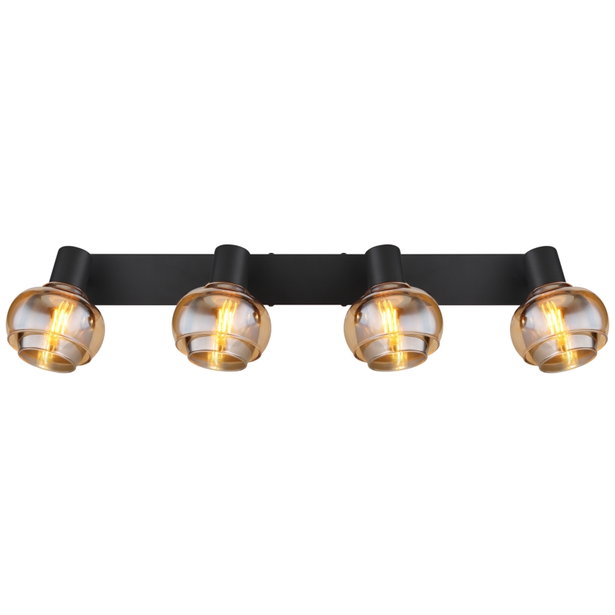 Globo - Spotlampe 4xE14/40W/230V sort