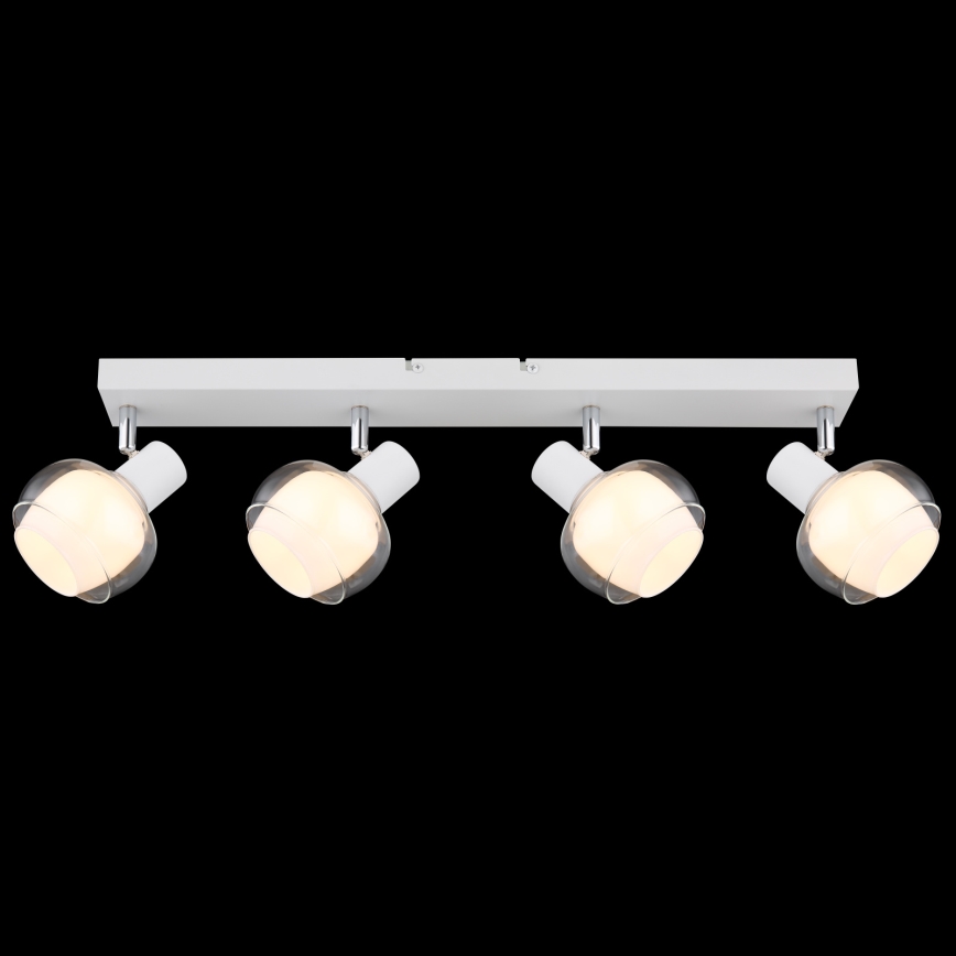 Globo - Spotlampe 4xE14/40W/230V hvid