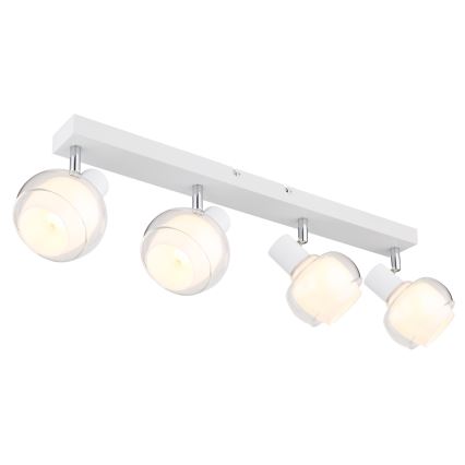 Globo - Spotlampe 4xE14/40W/230V hvid