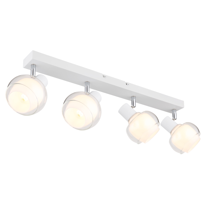 Globo - Spotlampe 4xE14/40W/230V hvid
