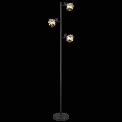 Globo - Gulvlampe 3xE14/40W/230V sort