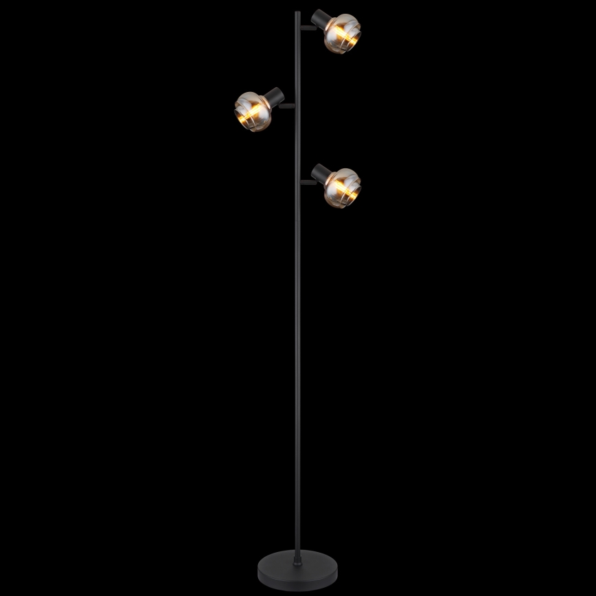 Globo - Gulvlampe 3xE14/40W/230V sort