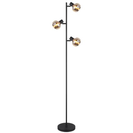 Globo - Gulvlampe 3xE14/40W/230V sort