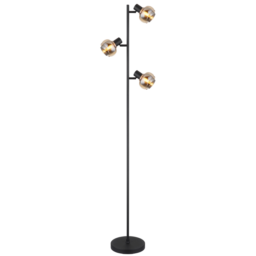Globo - Gulvlampe 3xE14/40W/230V sort