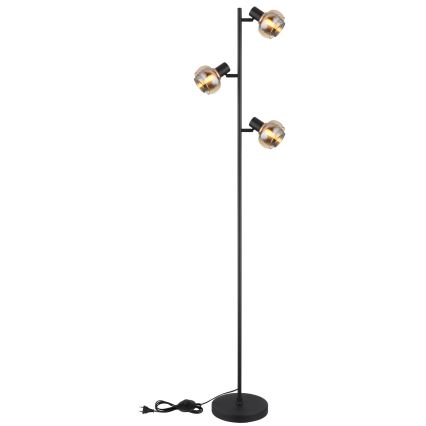 Globo - Gulvlampe 3xE14/40W/230V sort