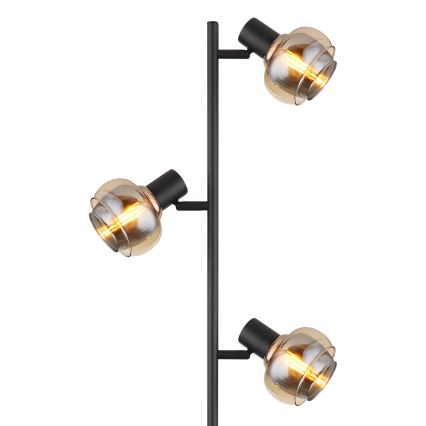 Globo - Gulvlampe 3xE14/40W/230V sort