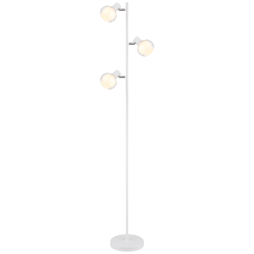 Globo - Gulvlampe 3xE14/40W/230V hvid