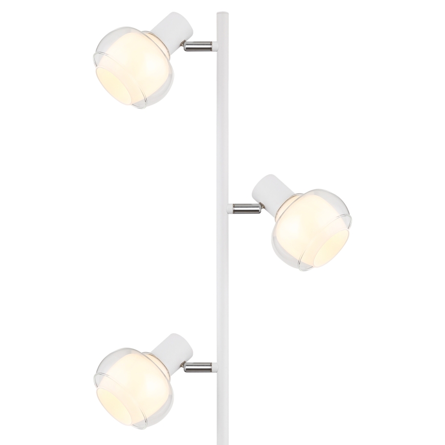 Globo - Gulvlampe 3xE14/40W/230V hvid