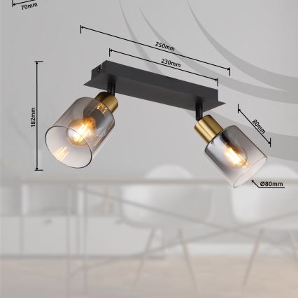 Globo - Spotlampe 2xE14/25W/230V