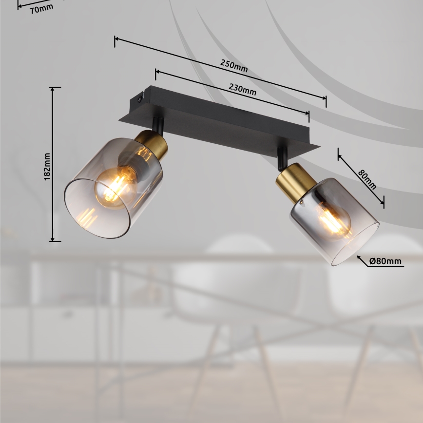 Globo - Spotlampe 2xE14/25W/230V