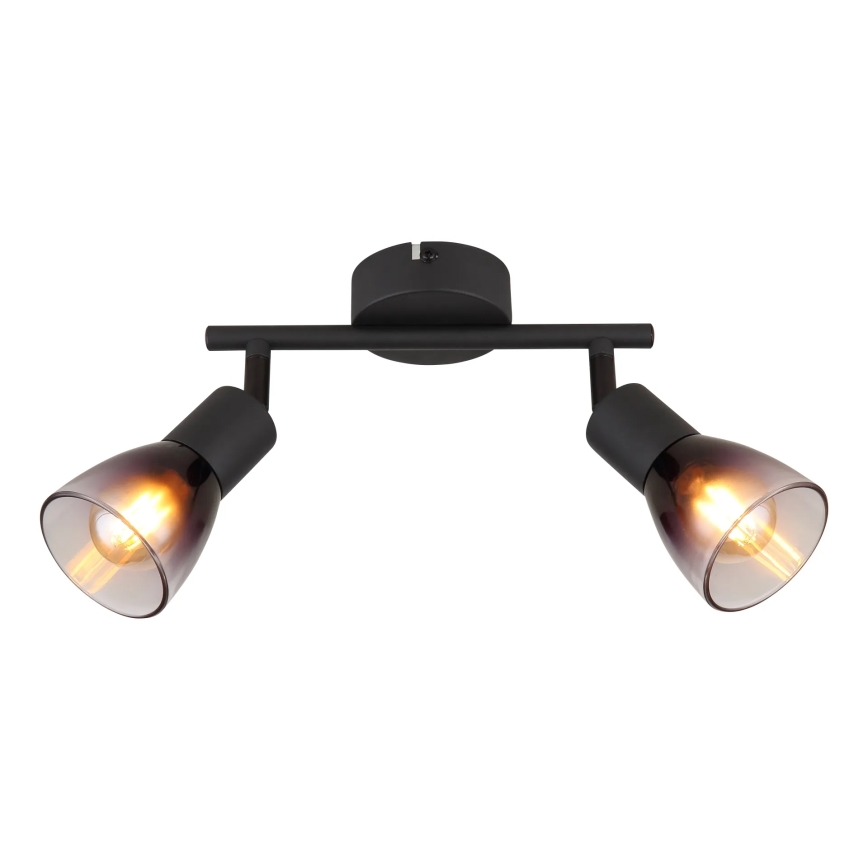 Globo - Spotlampe 2xE14/25W/230V sort