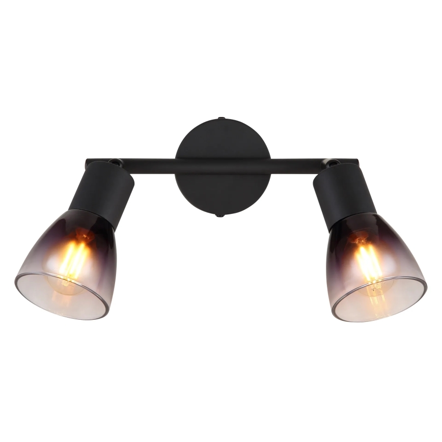 Globo - Spotlampe 2xE14/25W/230V sort