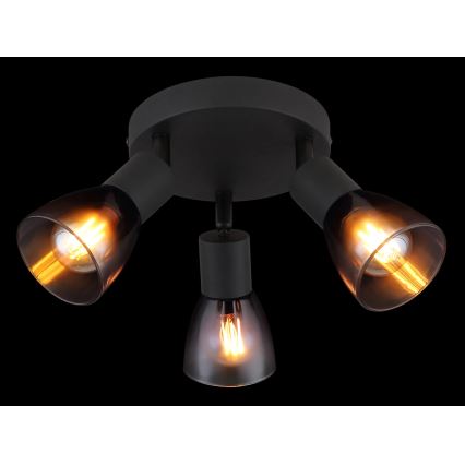 Globo - Spotlampe 3xE14/25W/230V sort