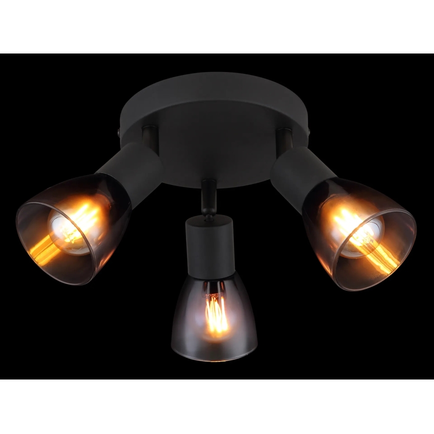 Globo - Spotlampe 3xE14/25W/230V sort