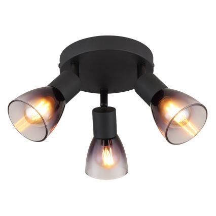 Globo - Spotlampe 3xE14/25W/230V sort