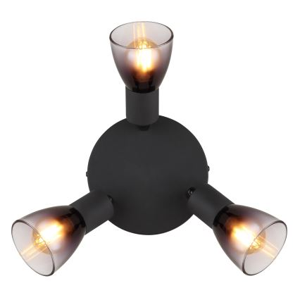 Globo - Spotlampe 3xE14/25W/230V sort