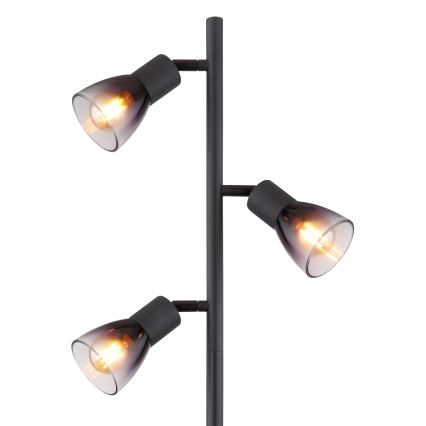 Globo - Gulvlampe 3xE14/25W/230V sort