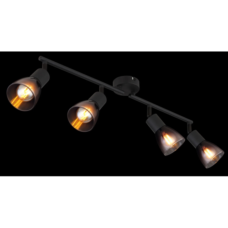 Globo - Spotlampe 4xE14/25W/230V sort