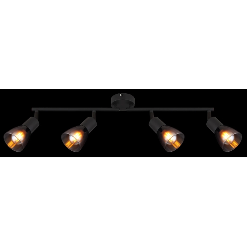 Globo - Spotlampe 4xE14/25W/230V sort