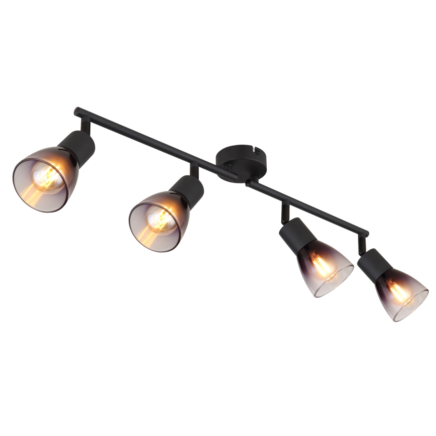 Globo - Spotlampe 4xE14/25W/230V sort