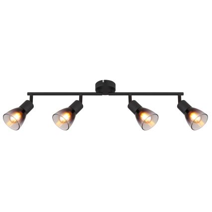 Globo - Spotlampe 4xE14/25W/230V sort