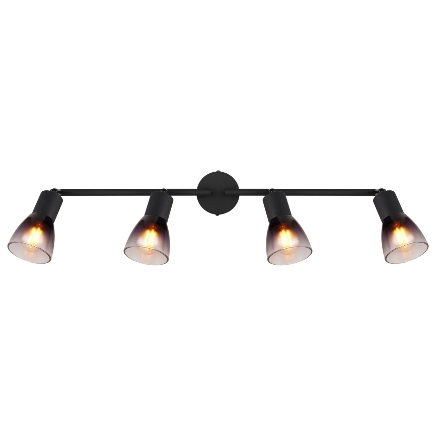 Globo - Spotlampe 4xE14/25W/230V sort