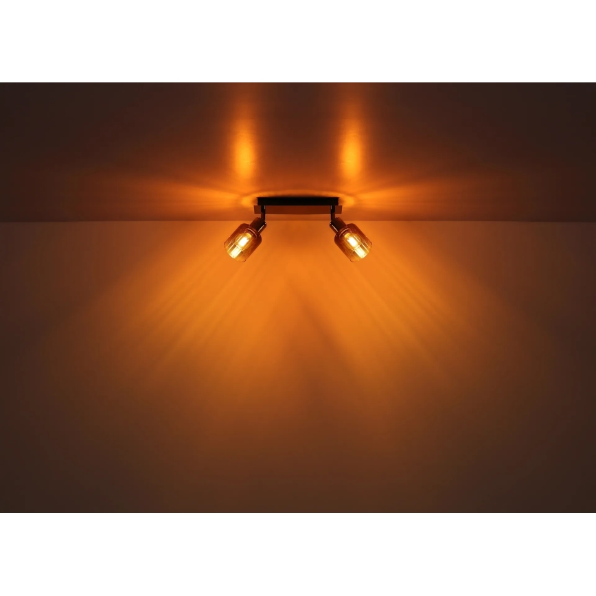 Globo - Spotlampe 2xE14/40W/230V sort