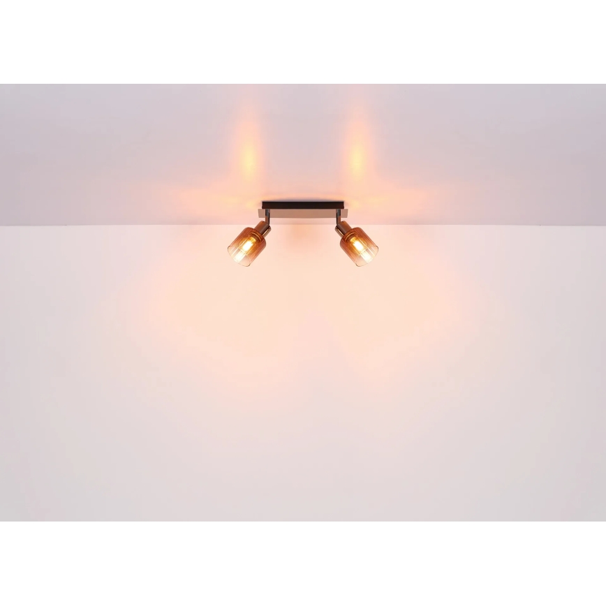 Globo - Spotlampe 2xE14/40W/230V sort