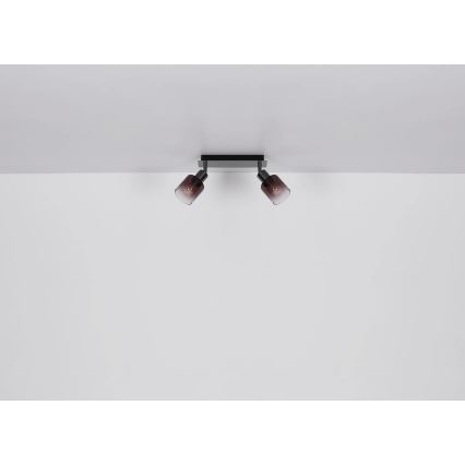 Globo - Spotlampe 2xE14/40W/230V sort