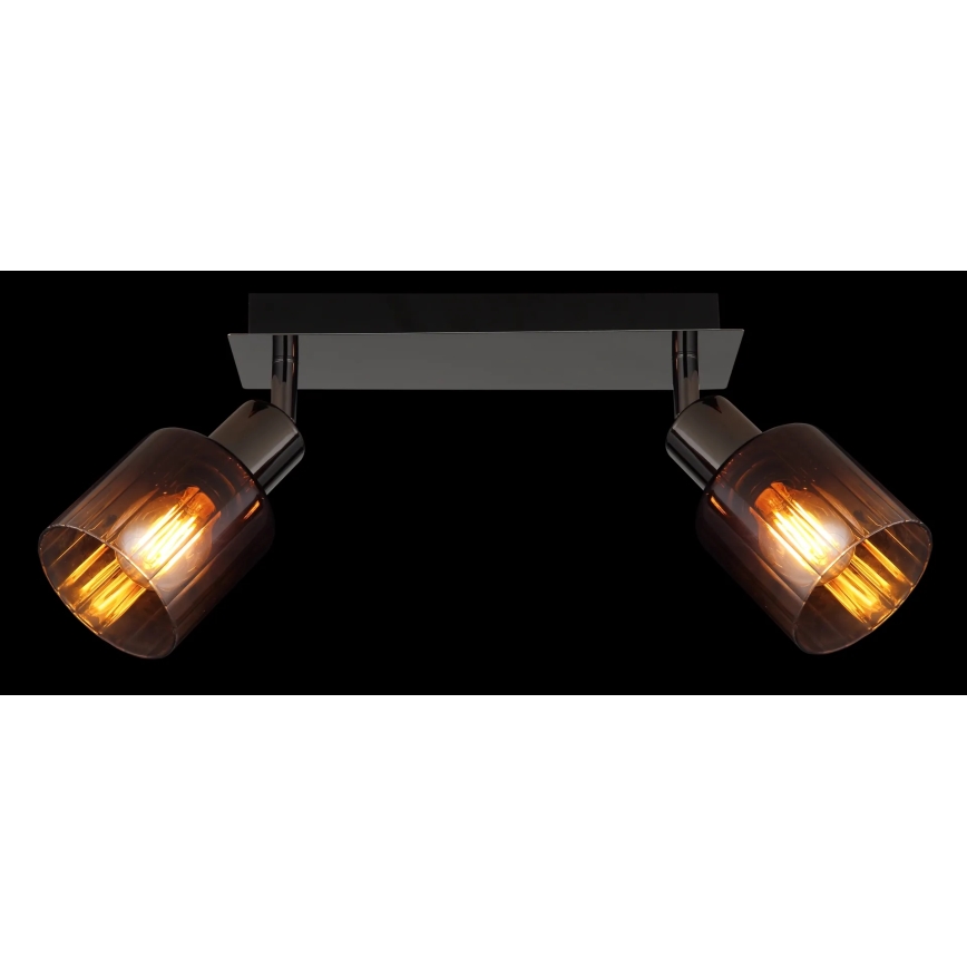 Globo - Spotlampe 2xE14/40W/230V sort