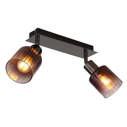 Globo - Spotlampe 2xE14/40W/230V sort