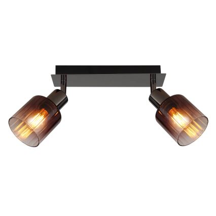 Globo - Spotlampe 2xE14/40W/230V sort