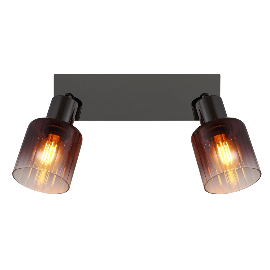 Globo - Spotlampe 2xE14/40W/230V sort