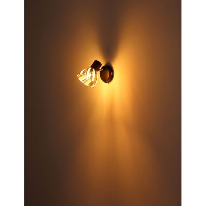 Globo - Vægspot 1xE14/40W/230V sort