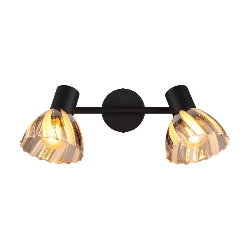 Globo - Spotlampe 2xE14/40W/230V sort
