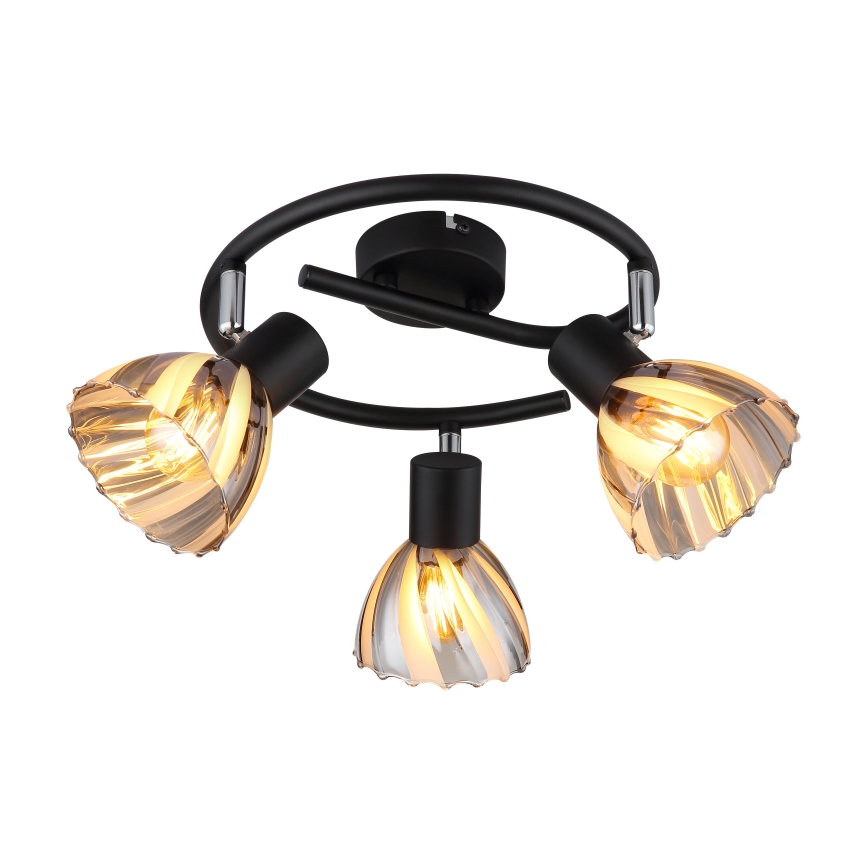 Globo - Spotlampe 3xE14/40W/230V sort