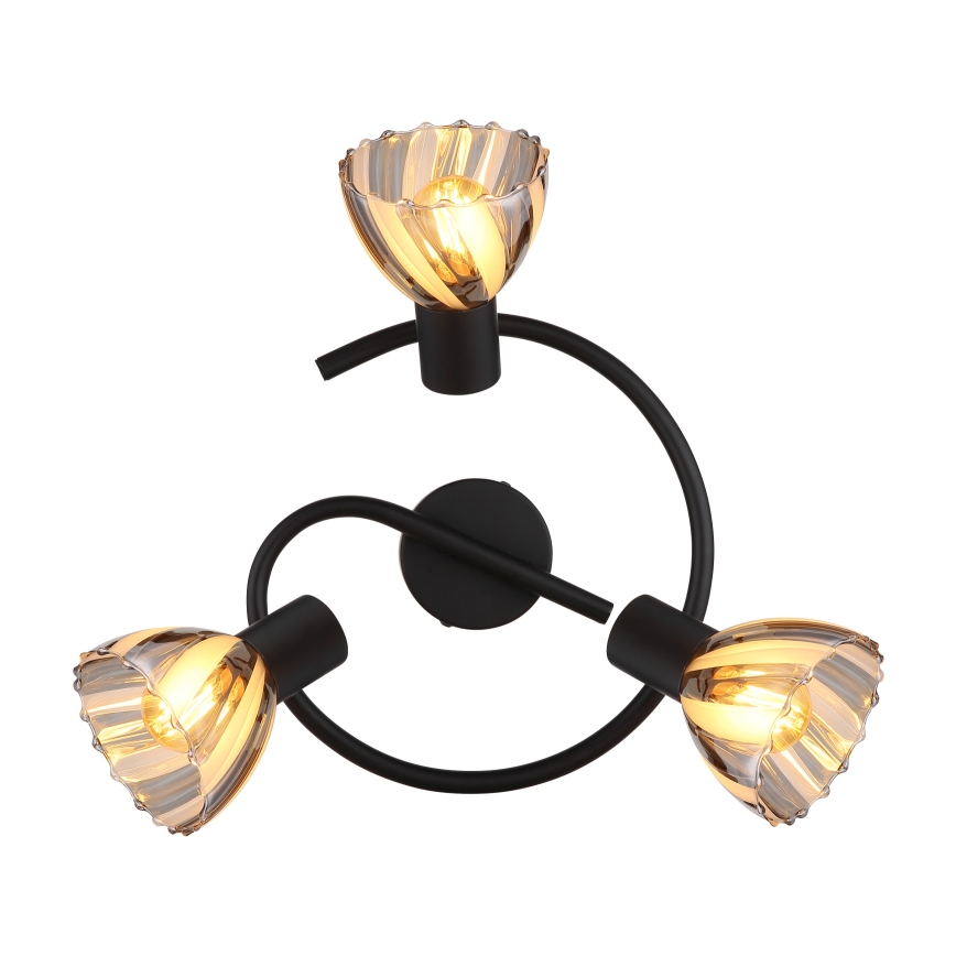 Globo - Spotlampe 3xE14/40W/230V sort