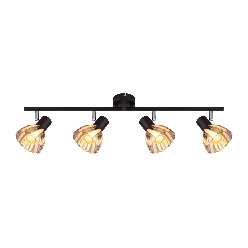 Globo - Spotlampe 4xE14/40W/230V sort