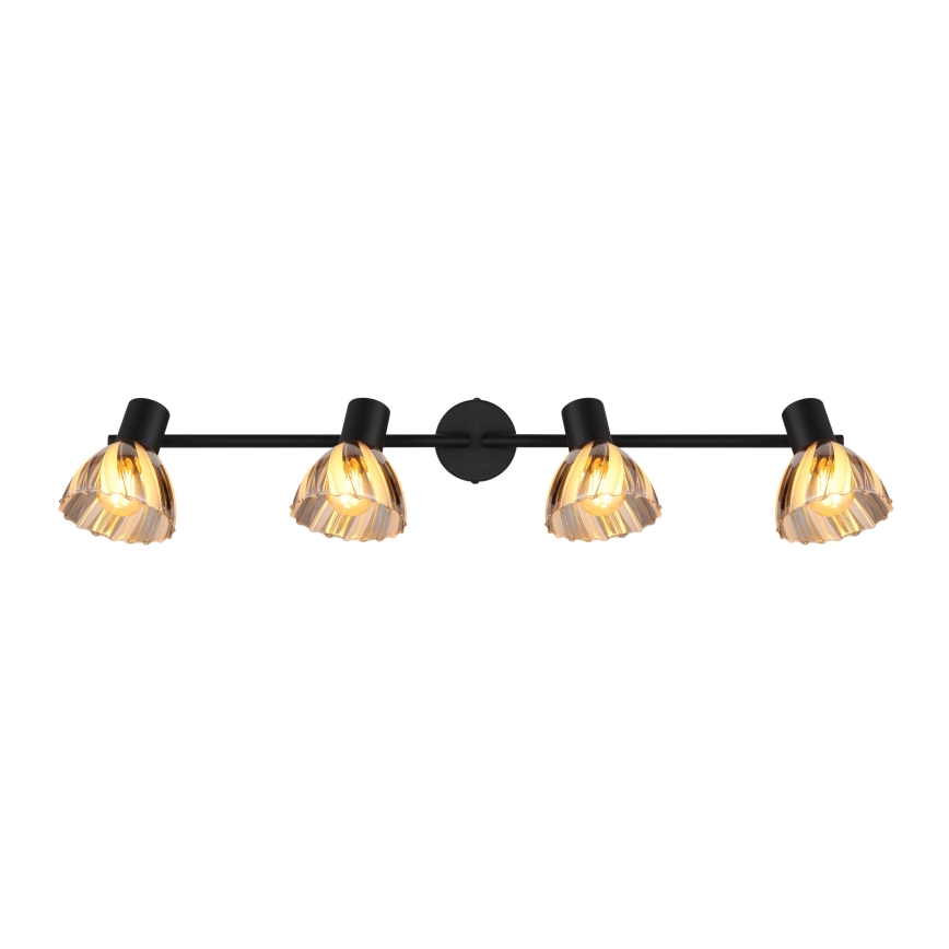 Globo - Spotlampe 4xE14/40W/230V sort