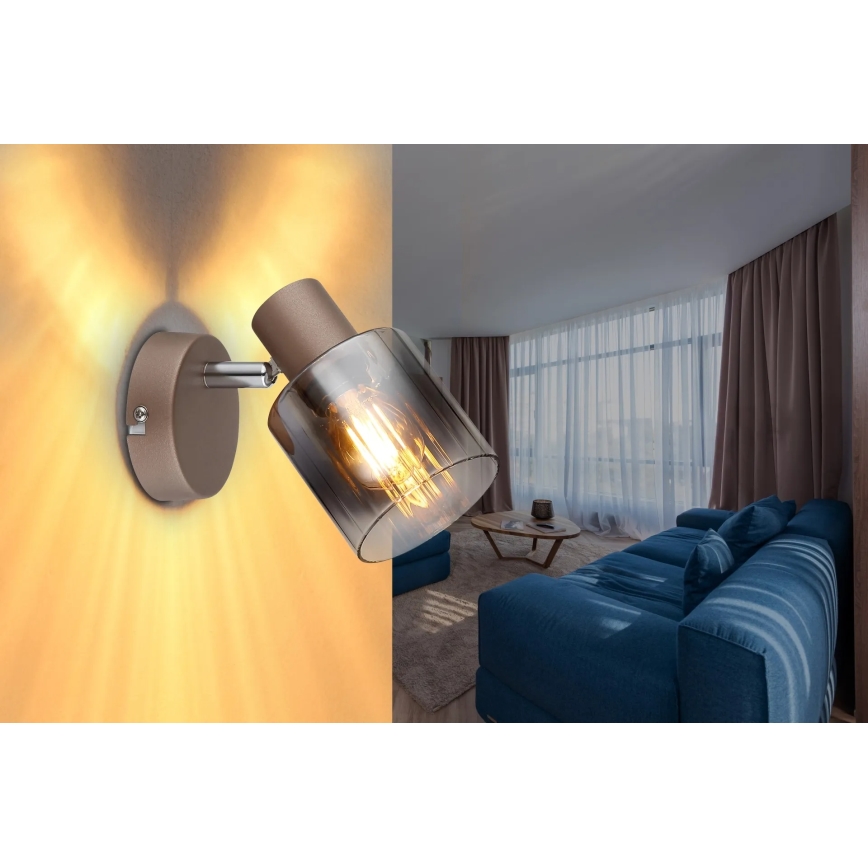 Globo - Vægmonteret spotlampe 1xE14/40W/230V