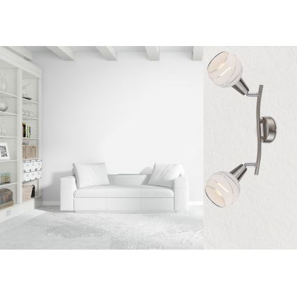Globo - LED spotlampe 2xE14/4W/230V