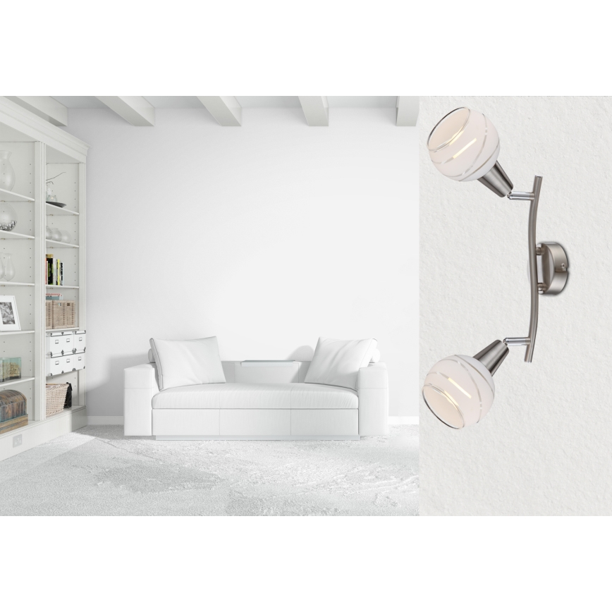 Globo - LED spotlampe 2xE14/4W/230V