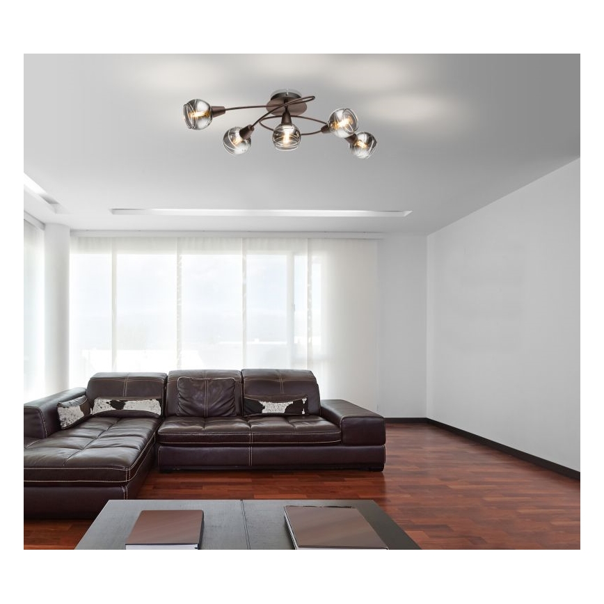 Globo - LED lysekrone 5×E14/4W/230V