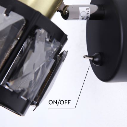 Globo - Vægspot 1xE14/40W/230V