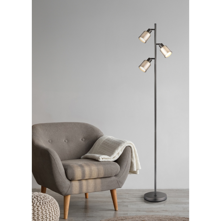 Globo - Gulvlampe 3xE14/25W/230V