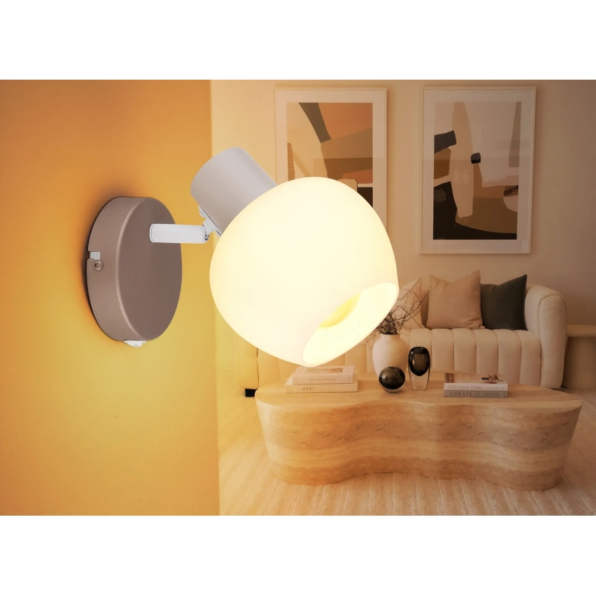 Globo - Væglampe med spot 1xE27/40W/230V