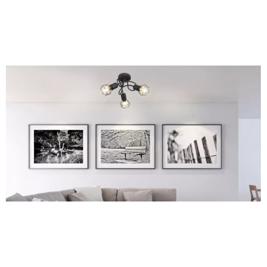Globo - Fastmonteret lysekrone 3xE14/40W/230V