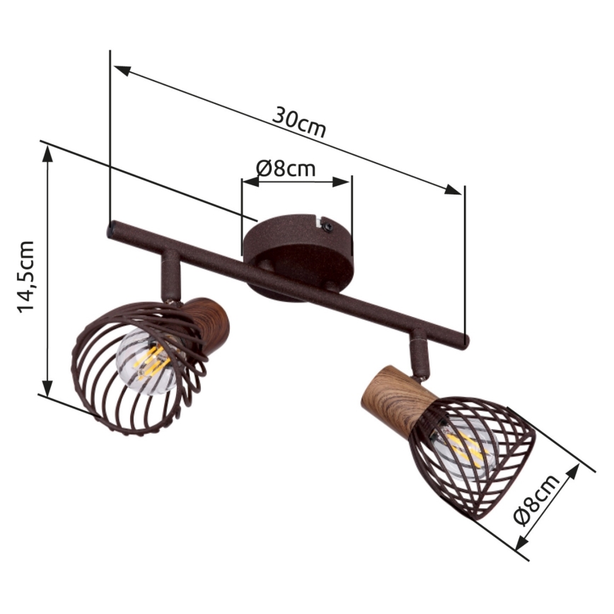 Globo - Spotlys 2xE14/40W/230V